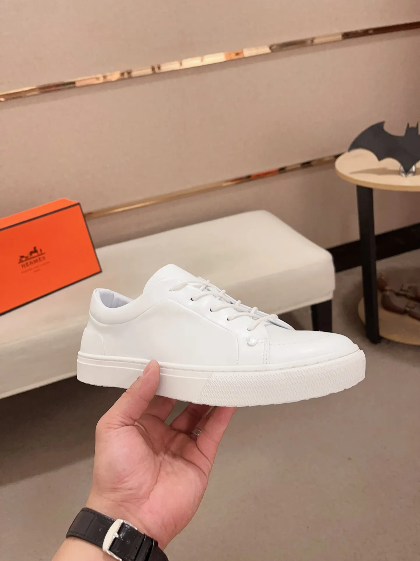 Men's clothing and shoes💰: 400💰《HERMES》【Classic Original Version】Hermès; Top 🔝 Purchasing Agency 🔍🔍Latest 🇺🇸Sold simultaneously at counters, original imported from Italy ▲▲Cow leather▲ ▲Exquisite workmanship (Italian 🇮🇹imported water-dyed 🐂cowhide lining) sole: original sole provided by the original factory, ⚠️exclusive double-layer activity·TPR·rubber·combined molded outsole; Code number: 36-44 (45/46 can be customized, non-refundable)